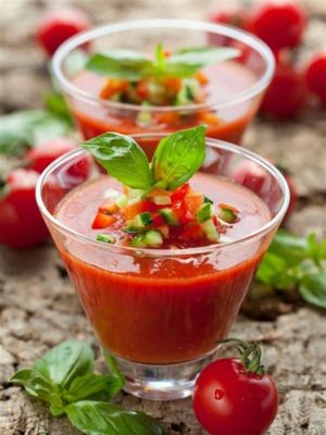  Gazpacho: ชามซุปเย็นฉ่ำที่ชวนให้ลิ้มลองรสชาติของสเปนอันแสนสดชื่น!